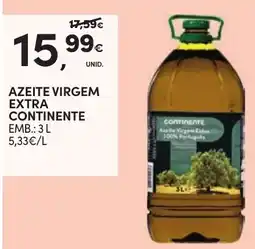 Continente Azeite virgem extra continente promoção