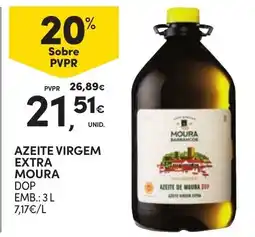 Continente Azeite virgem extra moura promoção