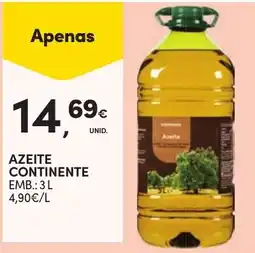 Continente Azeite continente promoção