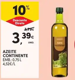 Continente azeite continente promoção