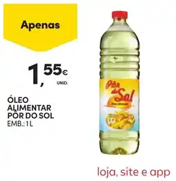Continente Óleo alimentar pôr do sol promoção