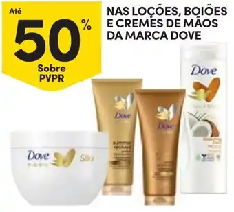 Dove loções, boiões e cremes de mãos