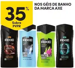 Continente nos géis de banho da marca axe promoção