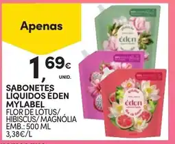 Continente Sabonetes líquidos eden mylabel promoção