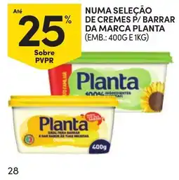 Continente cremes p/ barrar planta promoção