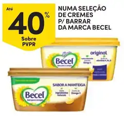 Continente cremes p/ barrar da marca becel promoção