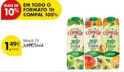 Pingo Doce Compal 100% fruta promoção