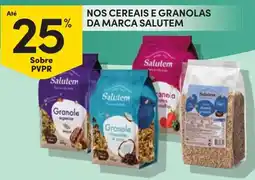 Continente nos cereais e granolas da marca salutem promoção