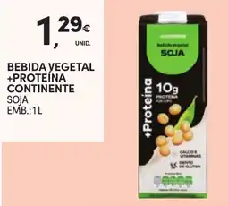 Continente Bebida vegetal soja continente promoção