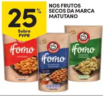 Continente Frutos secos da marca matutano promoção