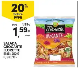 Continente Salada crocante florette promoção