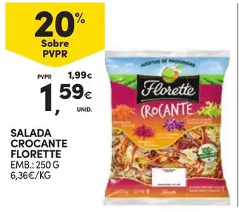 Continente Salada crocante florette promoção