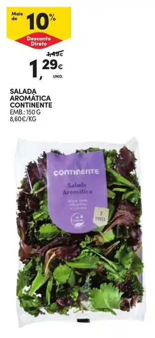 Salada aromática continente