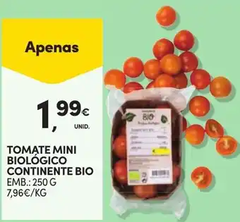 Tomate mini biológico continente bio