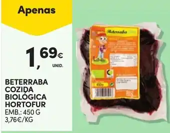 Continente beterraba cozida biológica hortofur promoção