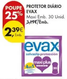 Pingo Doce protetor diário evax promoção