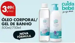 Pingo Doce Óleo corporal/gel de banho cuida bebê pingo doce promoção