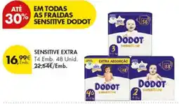 Pingo Doce fraaldas sensitive dodot promoção