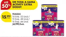 Pingo Doce Fraldas activity extra dodot promoção