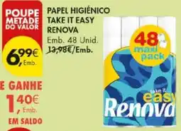Pingo Doce Papel higiênico take it easy renova promoção