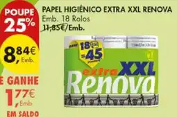 Pingo Doce Papel higiénico extra xxl renova promoção