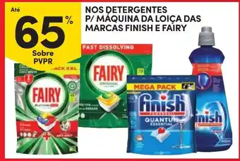 Continente detergentes p/ máquina da loiça das marcas finish e fairy promoção