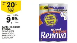 Continente Papel higiênico renova grand super promoção
