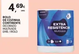Continente Rolo de cozinha continente decorado multiusos promoção