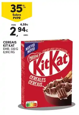 Continente Cereais kit kat promoção