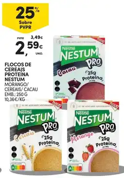 Continente Flocos de cereais proteína nestum promoção