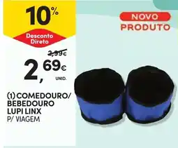 Continente Comedouro/ Bebedouro Lupi Linx P/ Viagem promoção