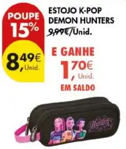 Pingo Doce estojo k-pop demon hunters promoção