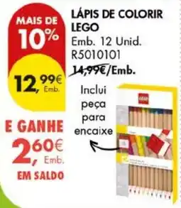 Pingo Doce lápiz de colorir lego promoção