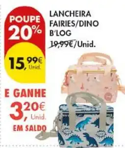Pingo Doce Lancheira fairies/dino b'log promoção