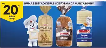 Continente pães de forma da marca bimbo promoção