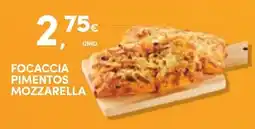 Continente Focaccia pimentos mozzarella promoção