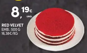 Continente red velvet promoção
