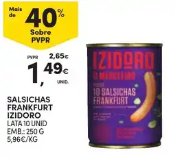 Continente salsichas frankfurt izidoro promoção
