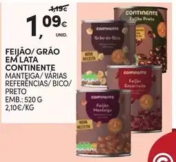 Continente Feijão/ grão continente promoção