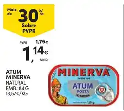 Continente atum minerva natural promoção