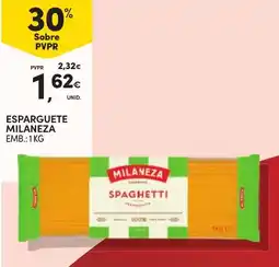 Continente Esparguete milaneza promoção