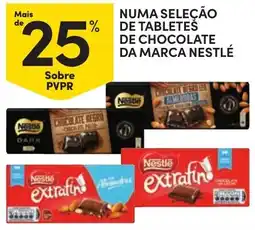 Continente Nestlé tabletes de chocolate promoção