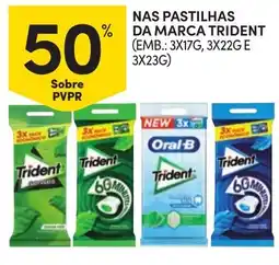 Continente nas pastilhas da marca trident promoção