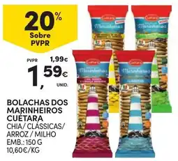 Continente Bolachas dos marinheiros cuetara promoção
