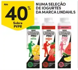 Continente Iogurtes da marca lindahls promoção