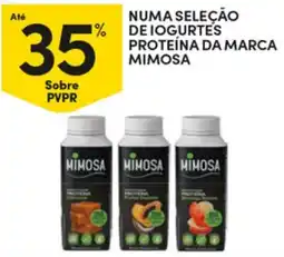 Continente Iogurtes proteína da marca mimosa promoção