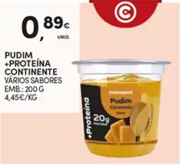 Continente Pudim +Proteína Continente promoção