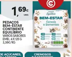 Continente Pedacos bem-estar continente equilibrio promoção