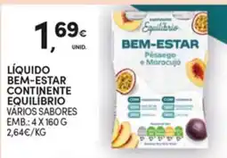 Continente Líquido bem-estar continente equilíbrio promoção