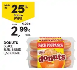 Continente Donuts glacé promoção